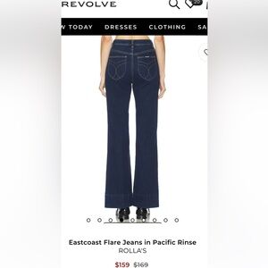 ROLLA'S Dark Blue Flare Jeans